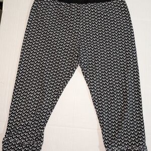 Disney Luxe Black and White Lounge Pants
